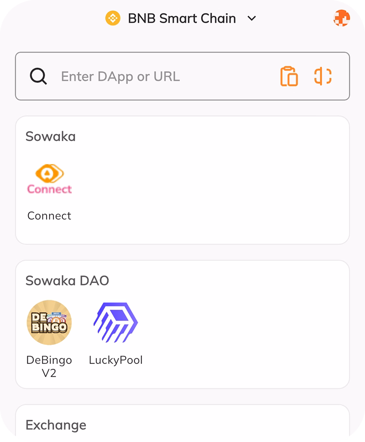 dAppsブラウザ screenshot 1